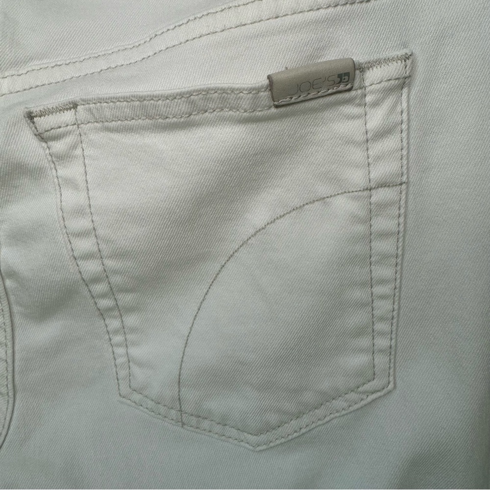 JOE’S JEANS Skinny Ankle Pennie Jeans White Mid-Rise Stretch Size 27 - Picture 11 of 12